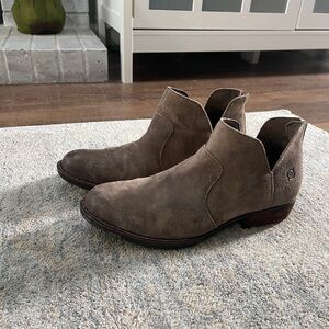 Born Women’s Taupe Kerri Booties 8.5